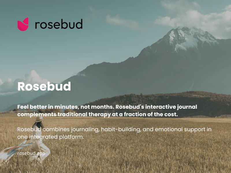 Rosebud Interactive Journaling App