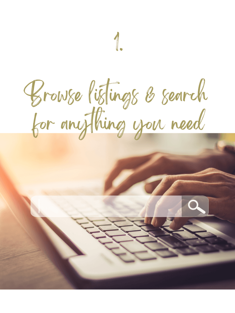 Cassandra Directory How it Works 1: Browse listings & search for anything you need